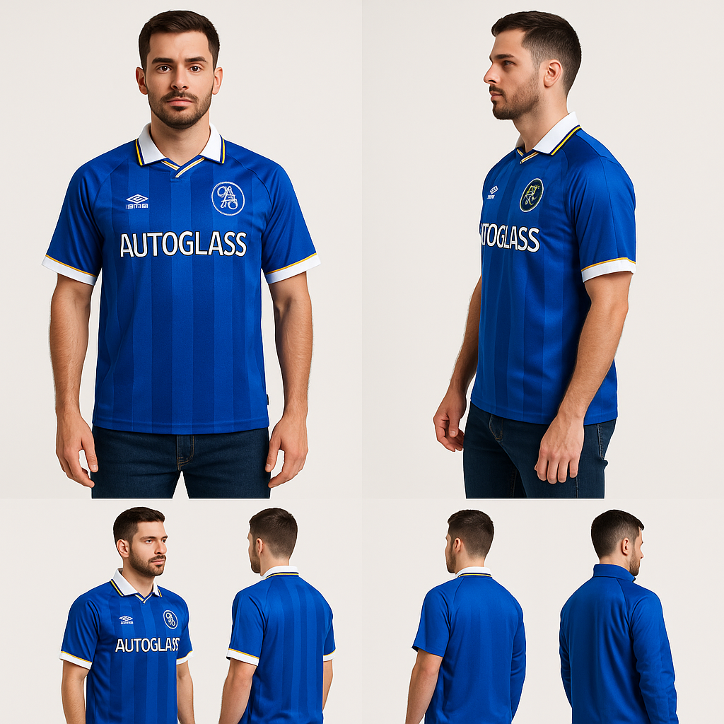 Chelsea Retro Trikot 1997–1999 – Blaues Kult-Design